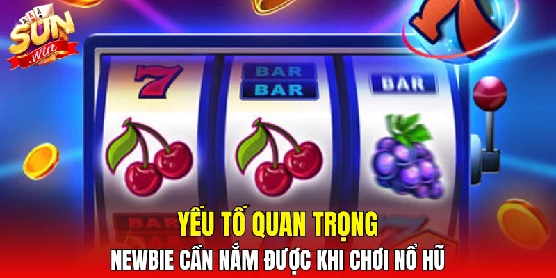 Yếu tố quan trọng newbie cần nắm được khi chơi nổ hũ
